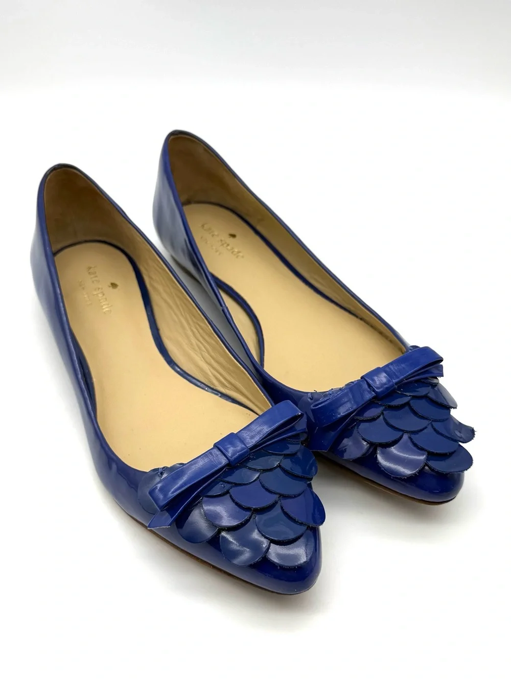 Kate Spade Erica Flat Blue Bow Appliqué 9